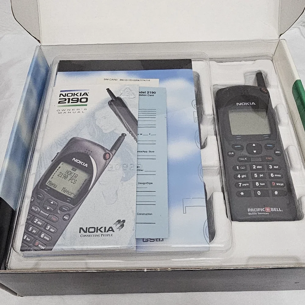 Vintage Nokia Mobile PCS Phone - Black #183